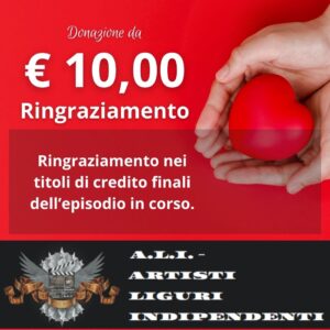 Donazione di 10 euro: RINGRAZIAMENTO